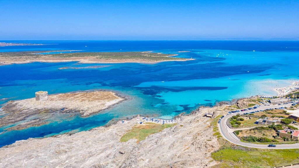 La Pelosa Strand Stintino Sardinien Italien