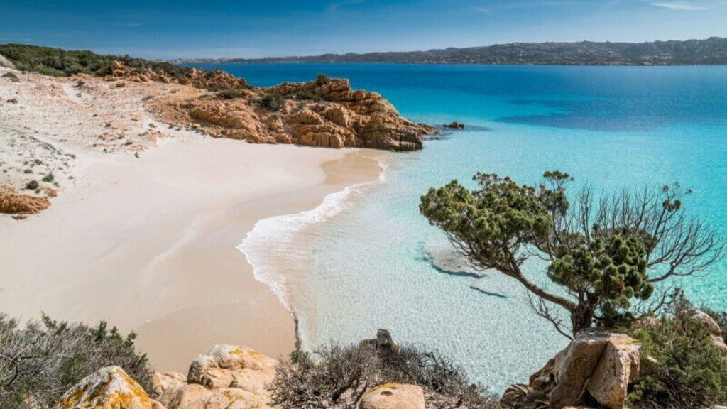 The village of San Pantaleo in Sardinia. Portisco