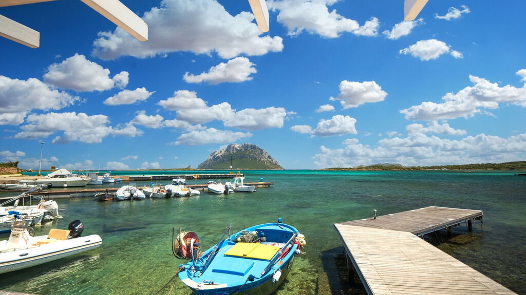 Ein Ferienhaus in Porto San Paolo. Hafen