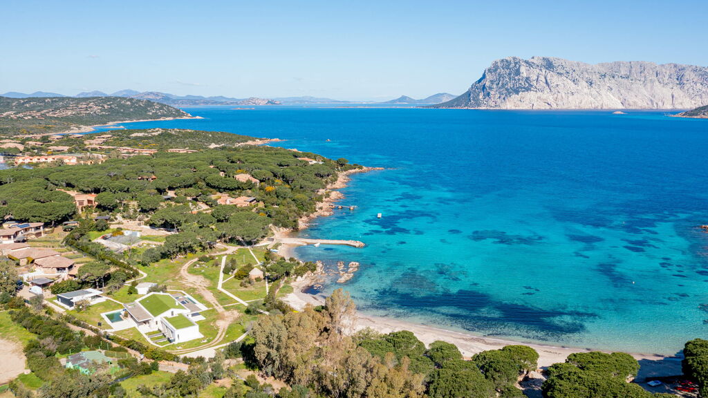 5 ville in Sardegna con vista mare Tavolara