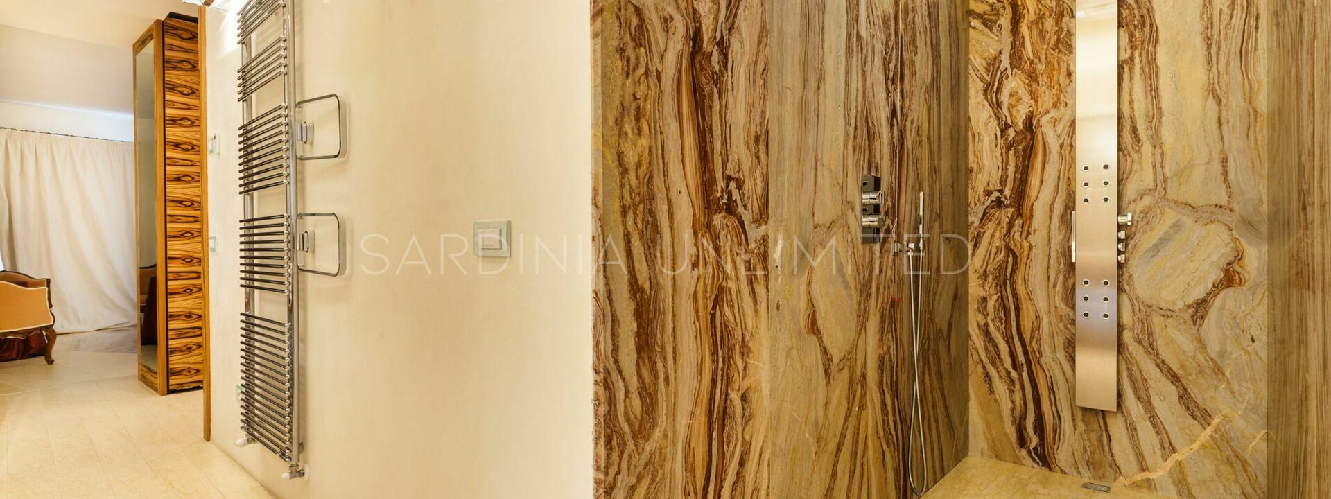 Villa Ephelia: Villa for rent Porto Cervo bathroom shower