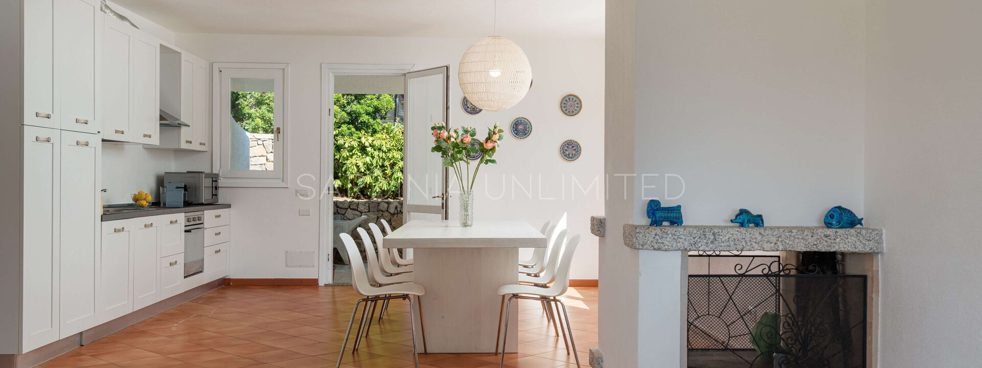 Villa Bolina: Villa in affitto Santa Teresa di Gallura sala da pranzo