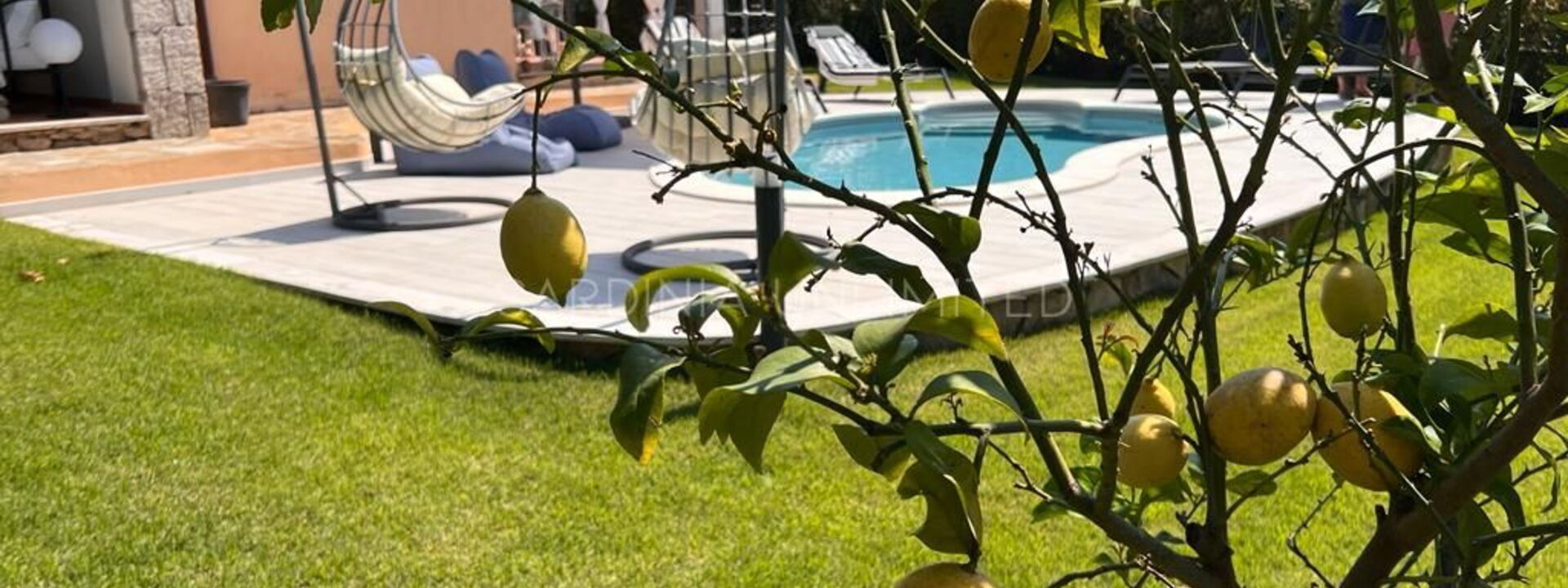 Villa Carula: bassin, Extérieurs, Jardin