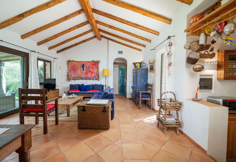 Villa Antares: villa for rent arzachena living room