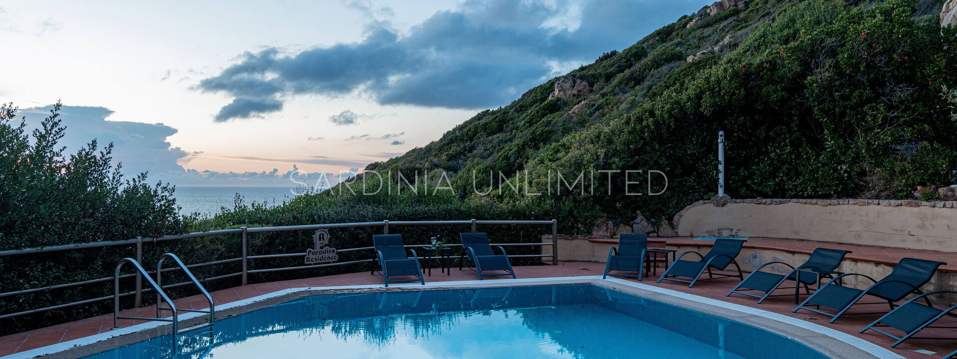 Casa Rosa Blu: Piscina, Vista Panoramica