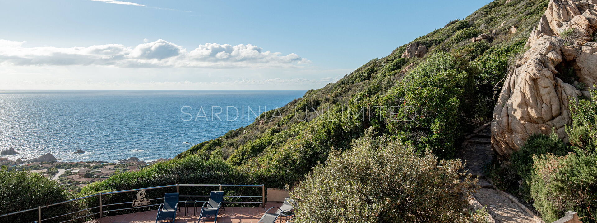 Casa Rosa Blu: Piscina, Vista Panoramica