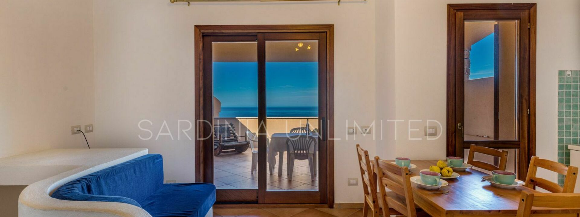 Casa Rosa Blu: Balcone / Terrazza / Patio, Cucina