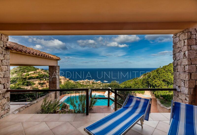 Casa Rosa Blu: Charmantes Ferienhaus mit herrlichem Meerblick in Costa Paradiso.