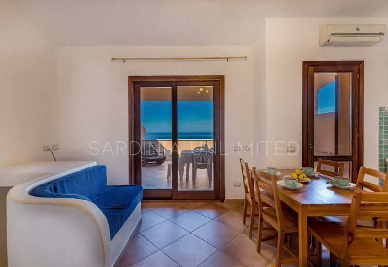 Casa Rosa Blu: Balkon / Terrasse / Patio, Küche