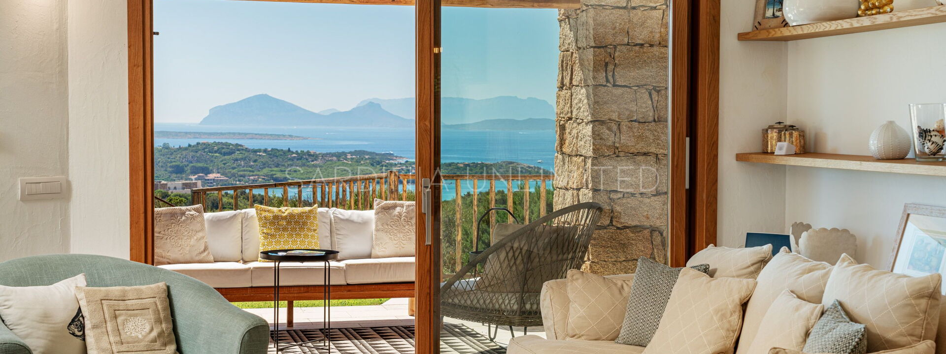 Villa Jaqueline: Private villa sea view Costa Smeralda