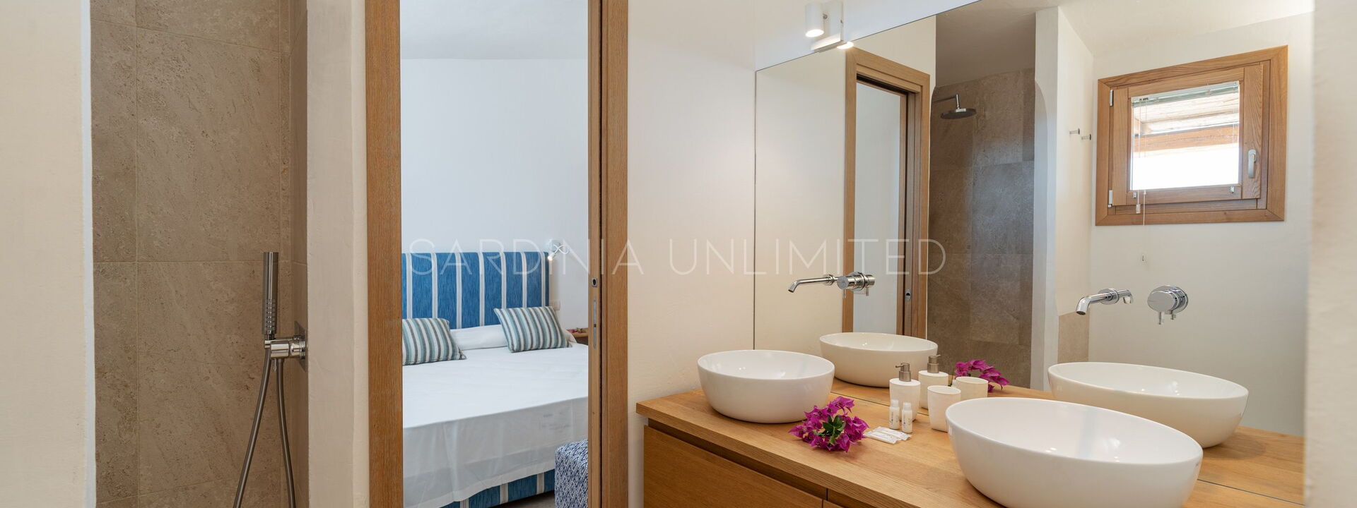 Villa Jaqueline: Private villa Costa Smeralda ensuite bathroom