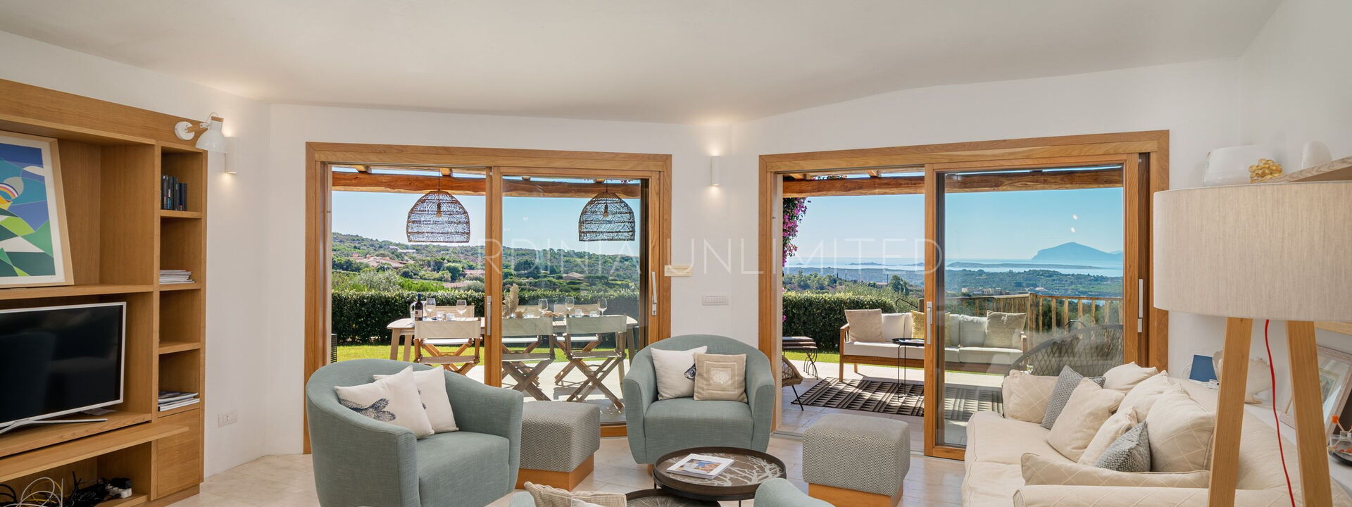 Villa Jaqueline: Villa for rent living room Porto Cervo