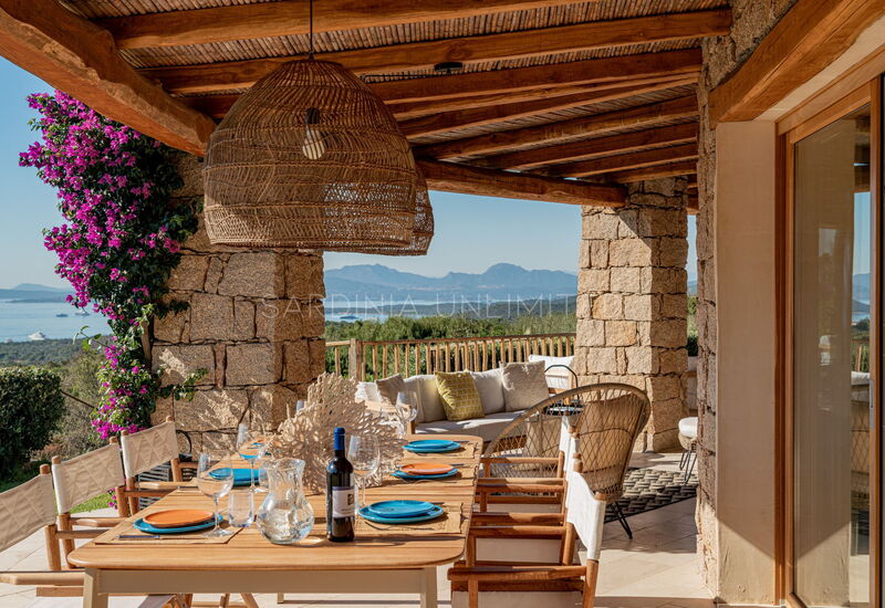 Villa Jaqueline: Private villa sea view veranda  Costa Smeralda