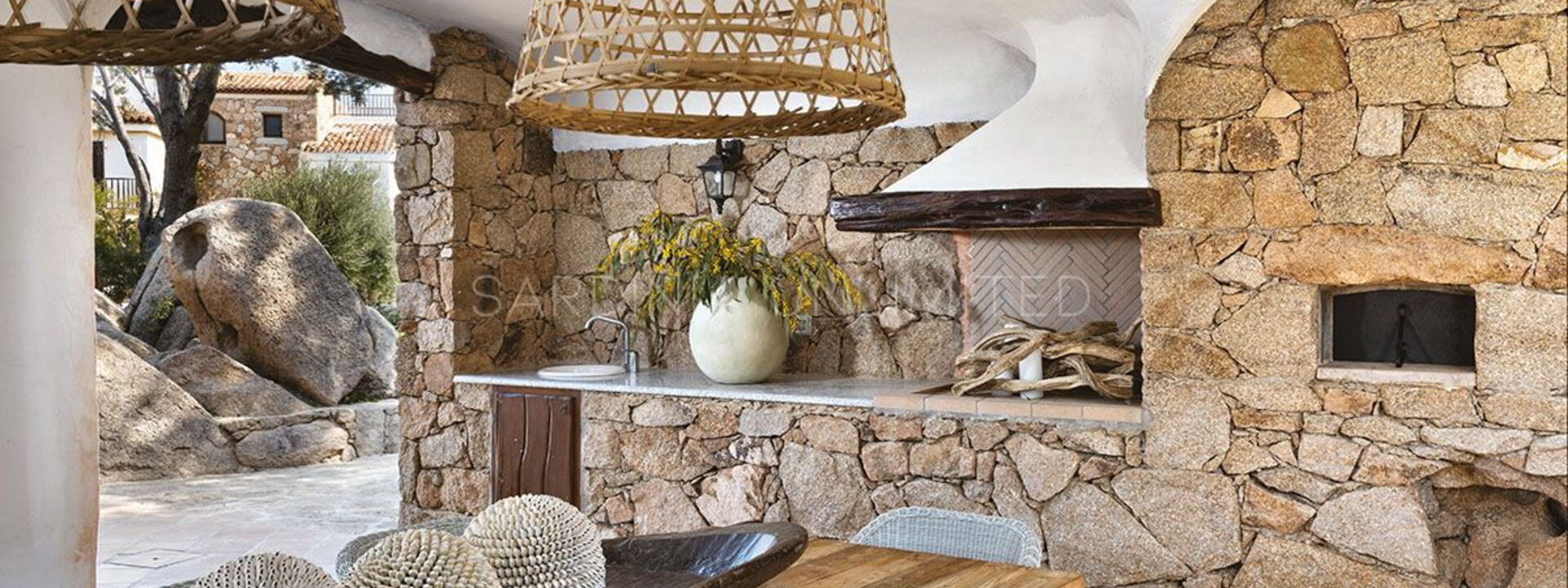 Villa Esmar: Villa for rent Porto Cervo kitchen