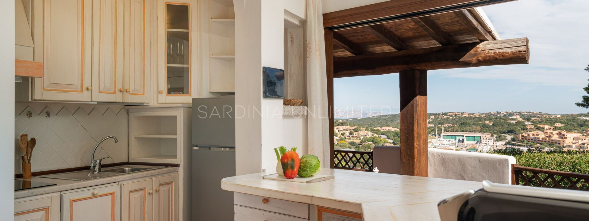 Villetta Armonia delle Onde: Cucina, Sala da pranzo, Soggiorno