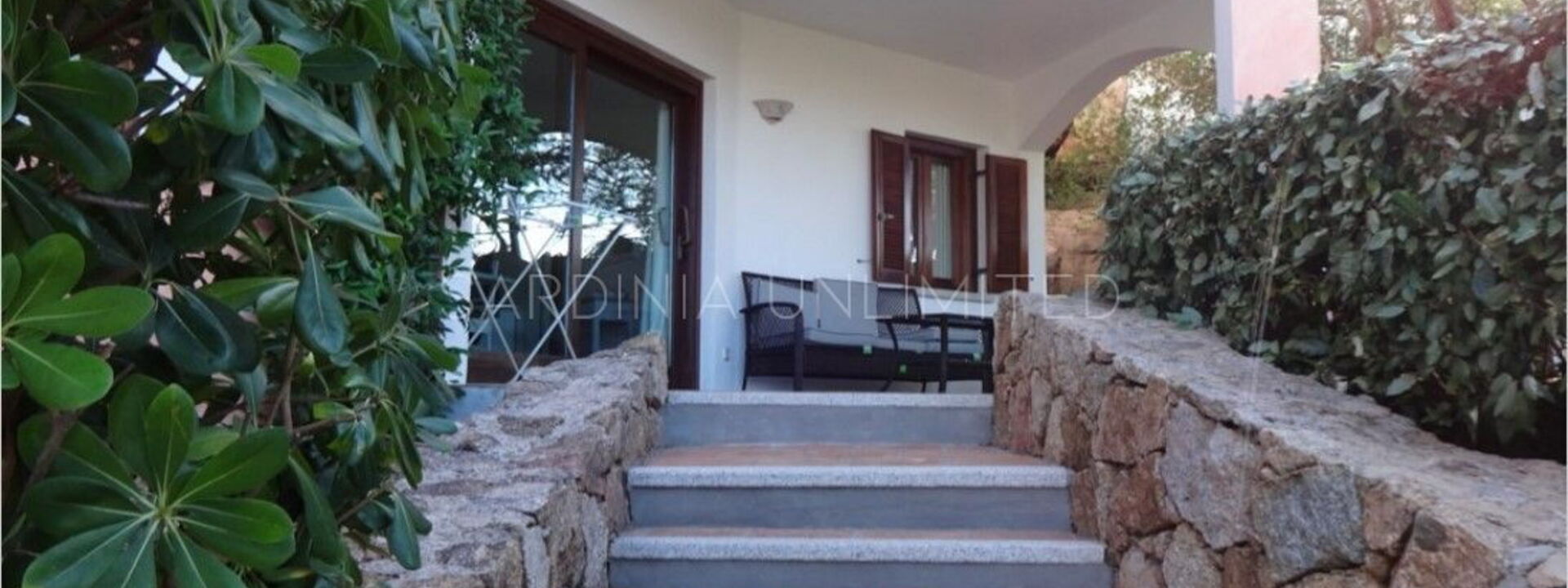 Villetta Leucosia: Außen, Haupteingang