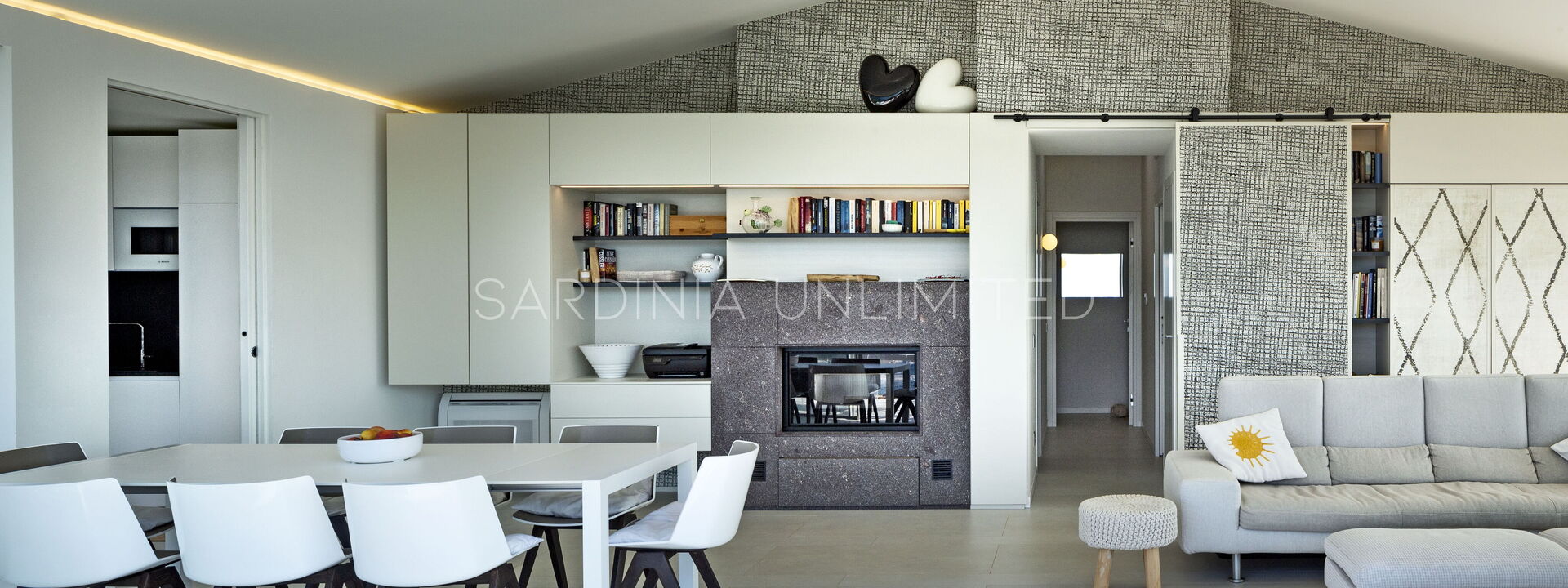 Villa Antalis: Dining Room, Kitchen, Living Room