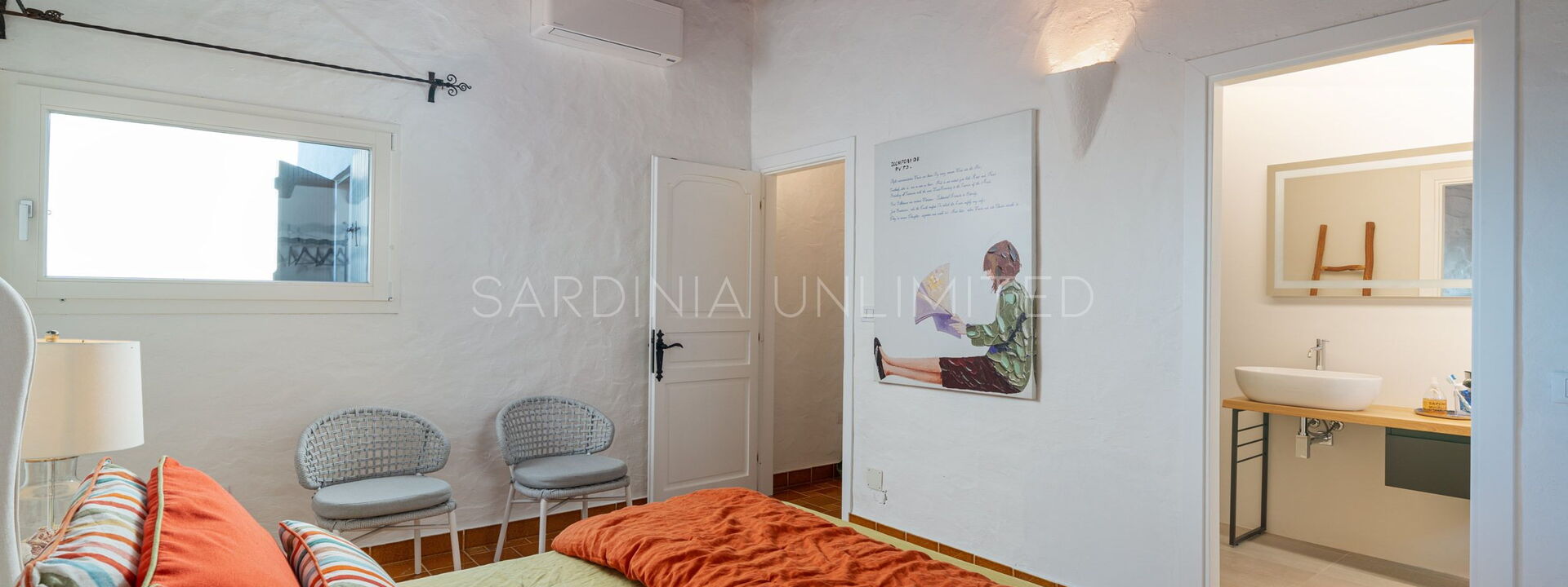 Villa White Elegance: chambre à coucher