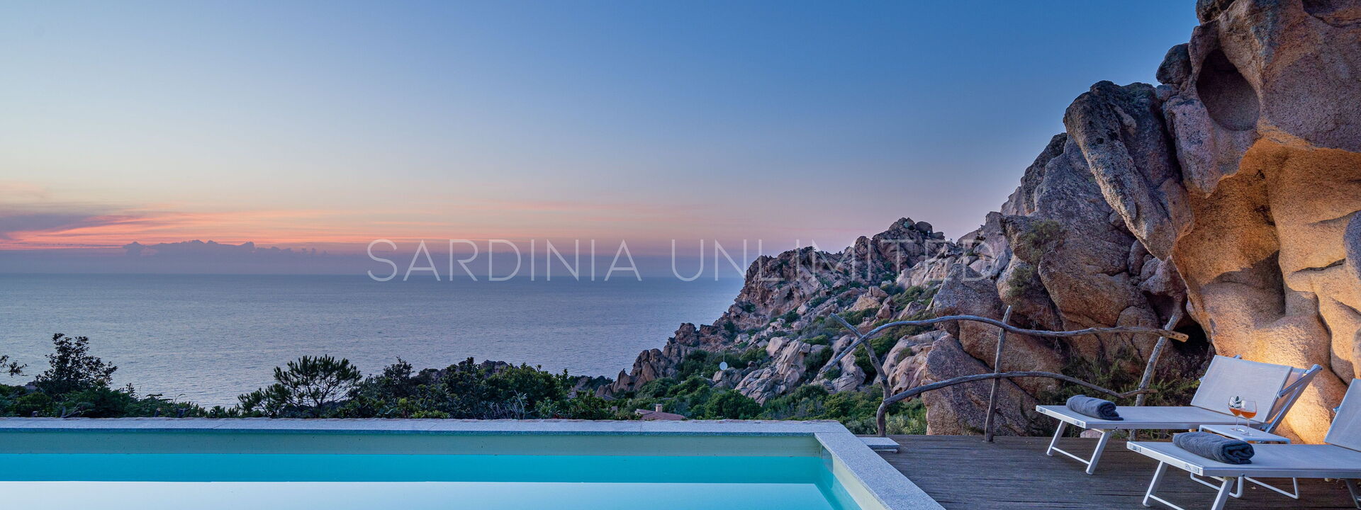 Villa Corallo: Villa zu vermieten in Costa Paradiso Schwimmbad Meerblick