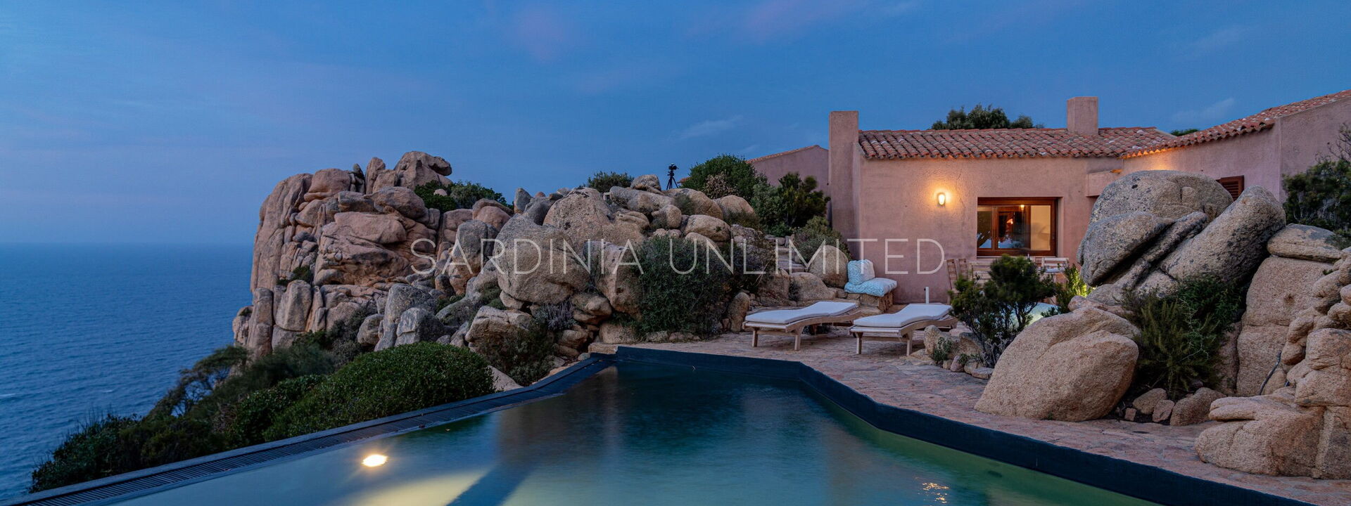 Villa Il Faro di Cyrano: Esterni, Piscina, Vista Panoramica