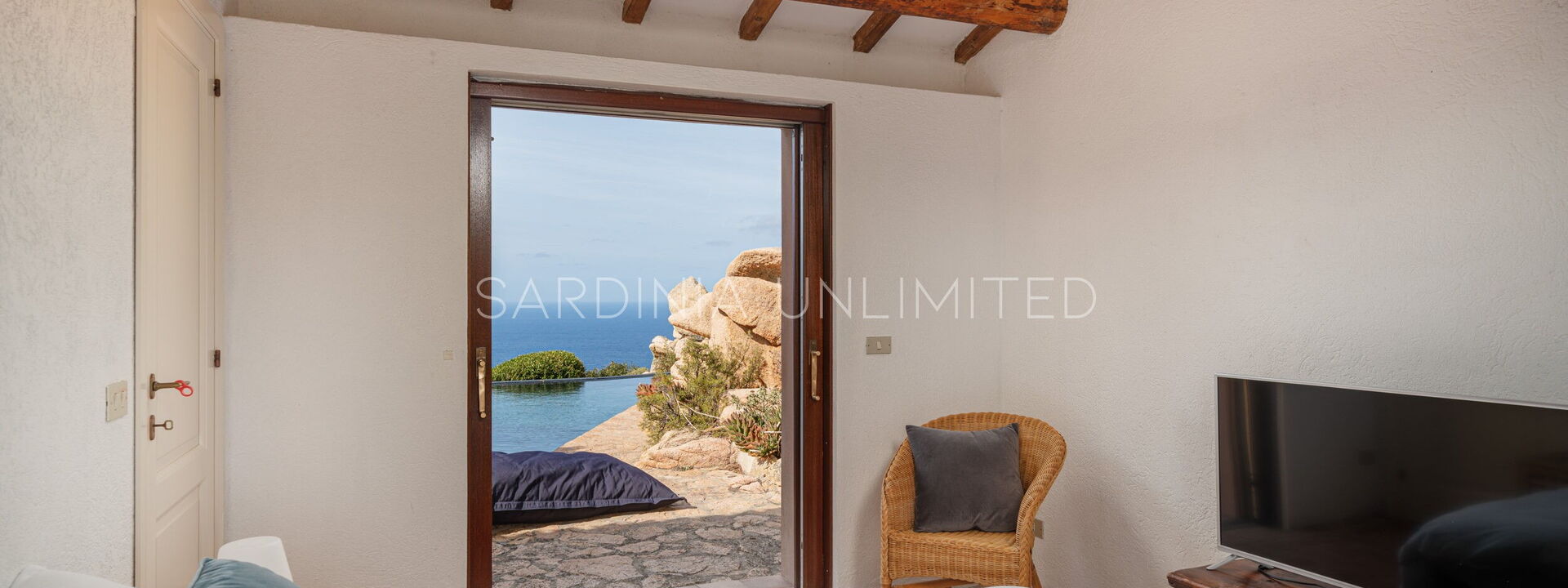 Villa Il Faro di Cyrano: Camera da letto