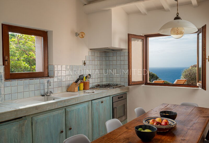 Villa Il Faro Di Cyrano: Kitchen