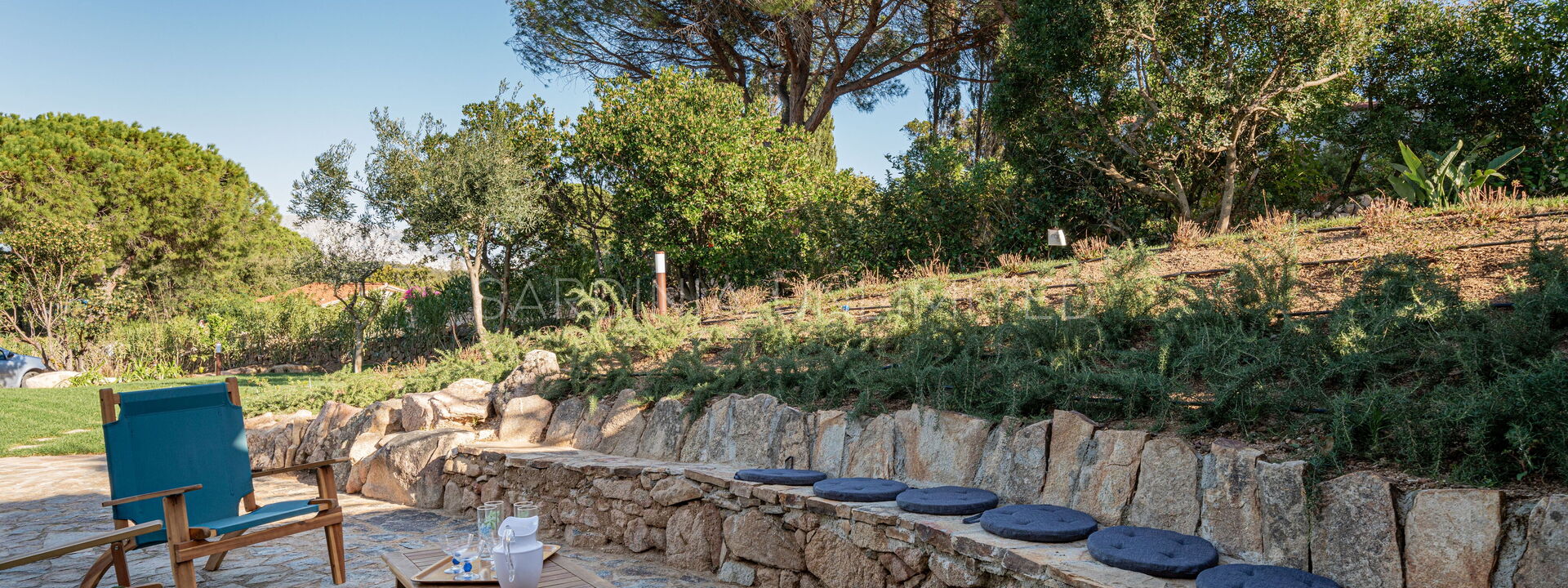 Villa Il Richiamo di Gallura: Balcone / Terrazza / Patio, Esterni, Giardino