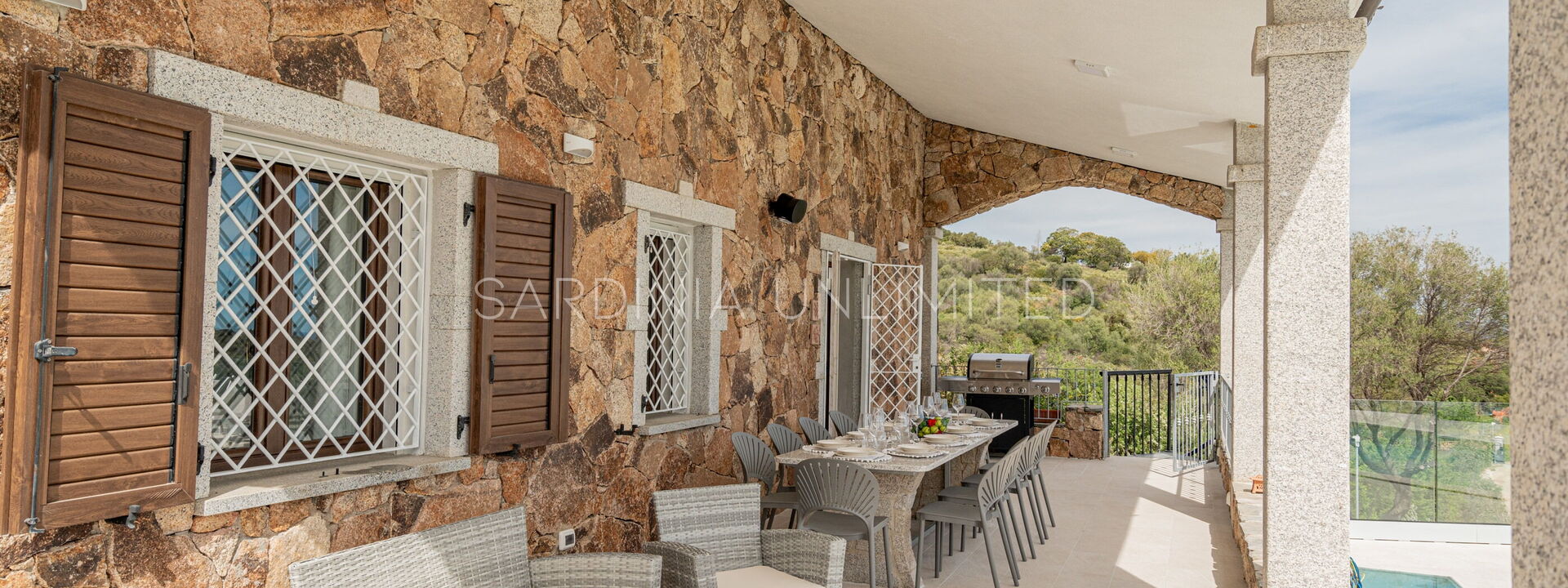 Villa i Venti di Molara: Balcon / Terrasse / Patio, Extérieurs