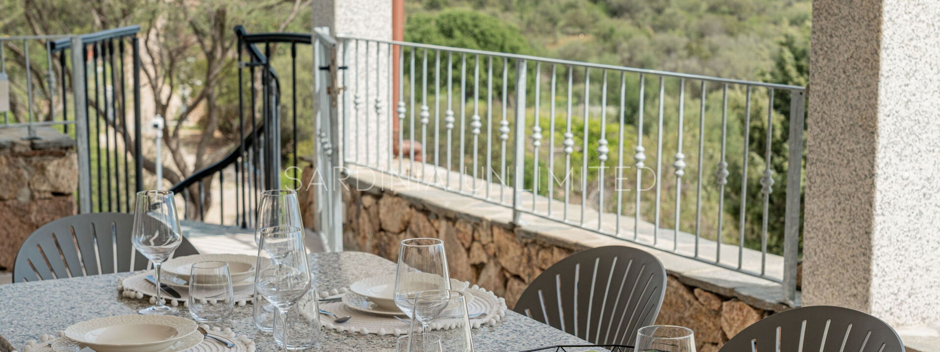 Villa i Venti di Molara: Balcon / Terrasse / Patio, Extérieurs, Vues