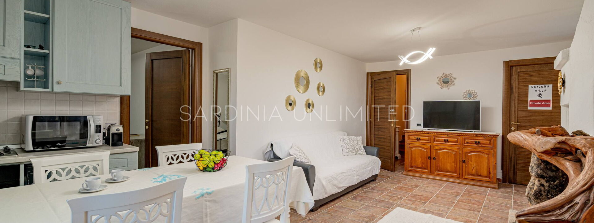 Villa i Venti di Molara: Salle à manger