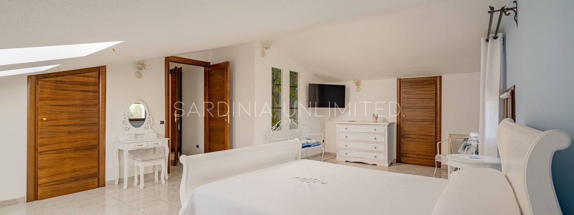 Villa i Venti di Molara: chambre à coucher