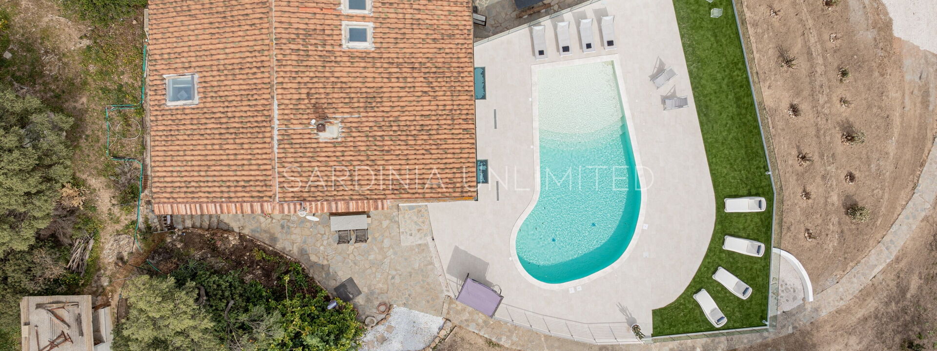 Villa i Venti di Molara: Extérieurs