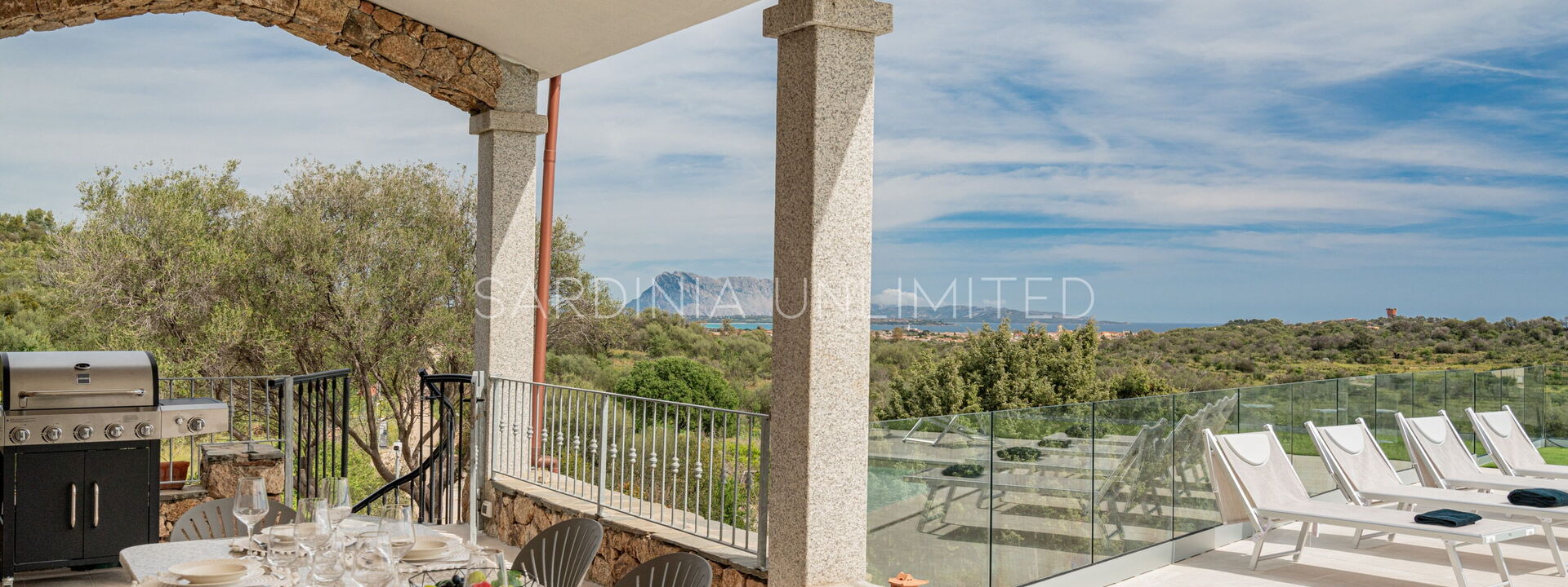 Villa i Venti di Molara: Balcon / Terrasse / Patio, Extérieurs, Vues