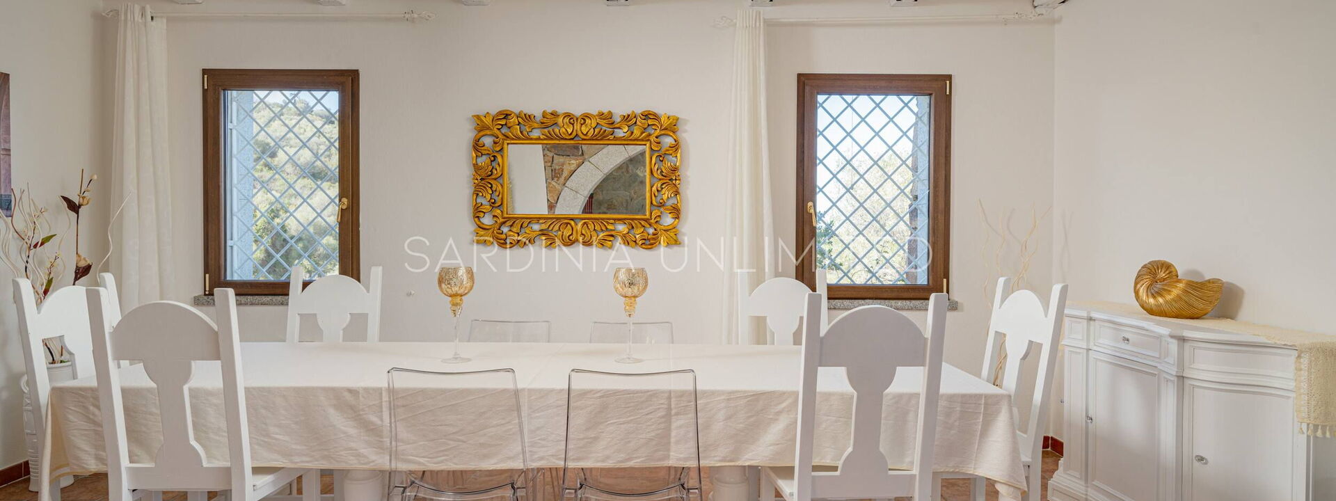 Villa i Venti di Molara: Salle à manger