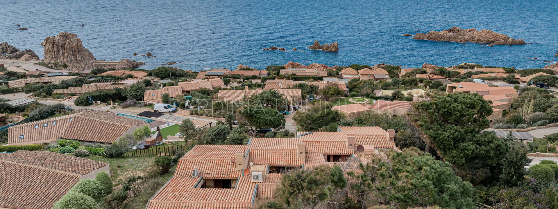 Villa Tamarix: Extérieur, Vues