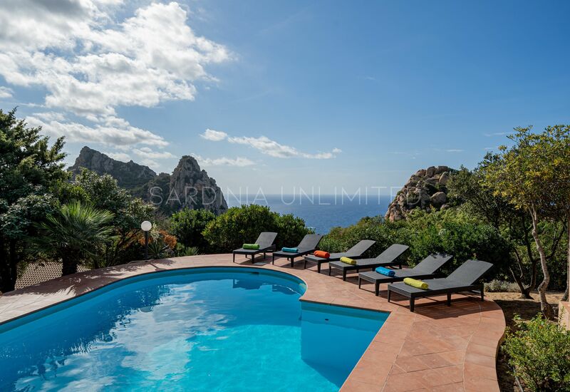 Villa Zinnia: Villa for rent in Costa Paradiso with private pool and sea view