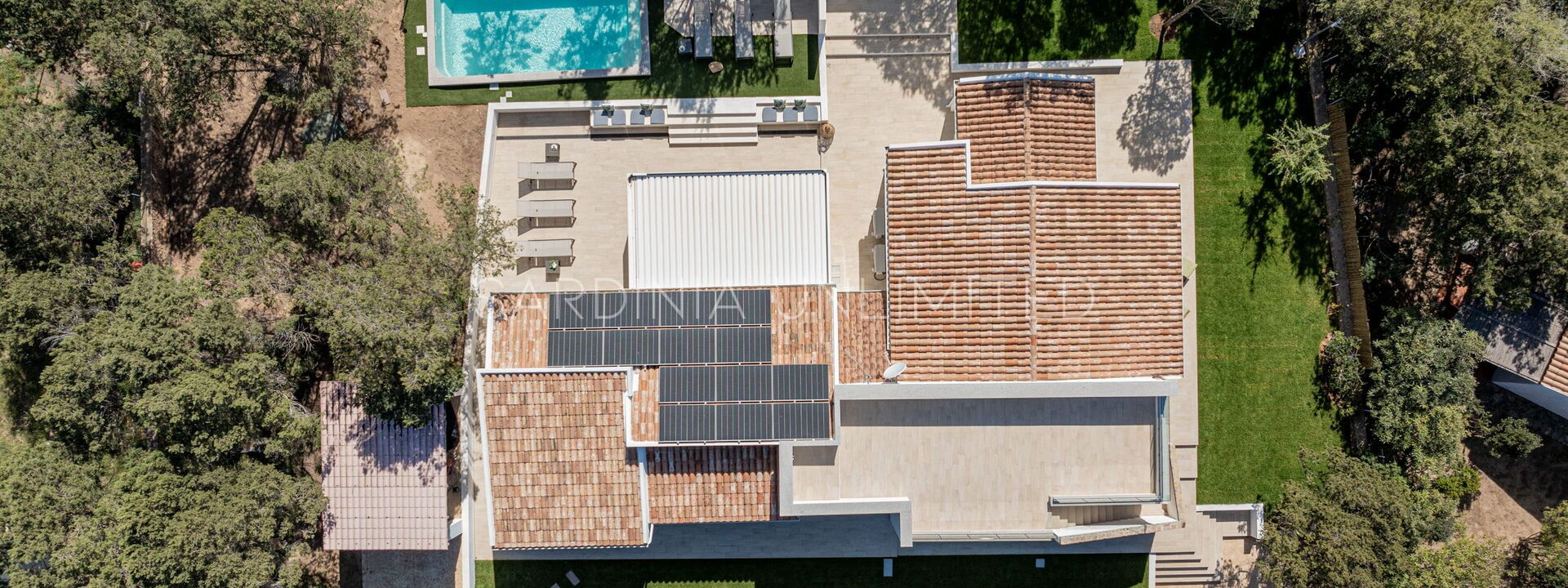 Villa Blue Kalinda: Esterni, Vista Panoramica