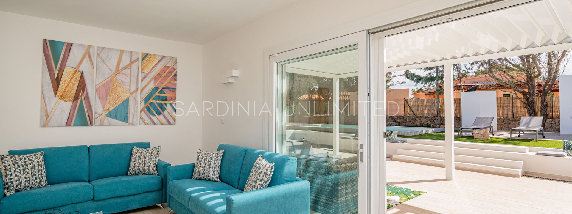 Villa Blue Kalinda: Soggiorno