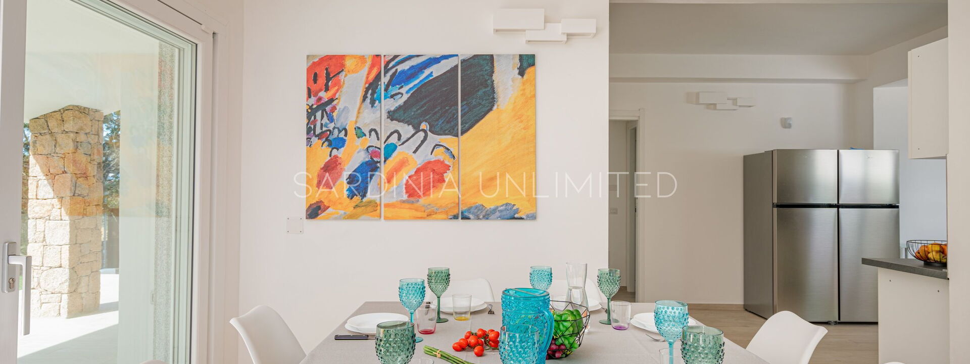 Villa Blue Kalinda: Sala da pranzo