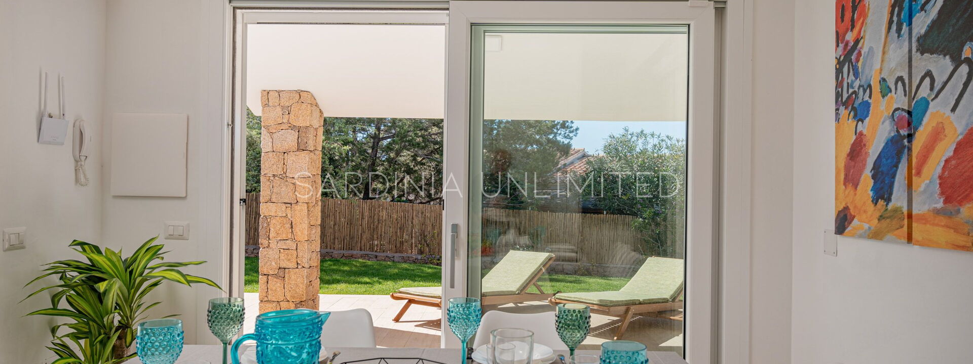 Villa Blue Kalinda: Sala da pranzo