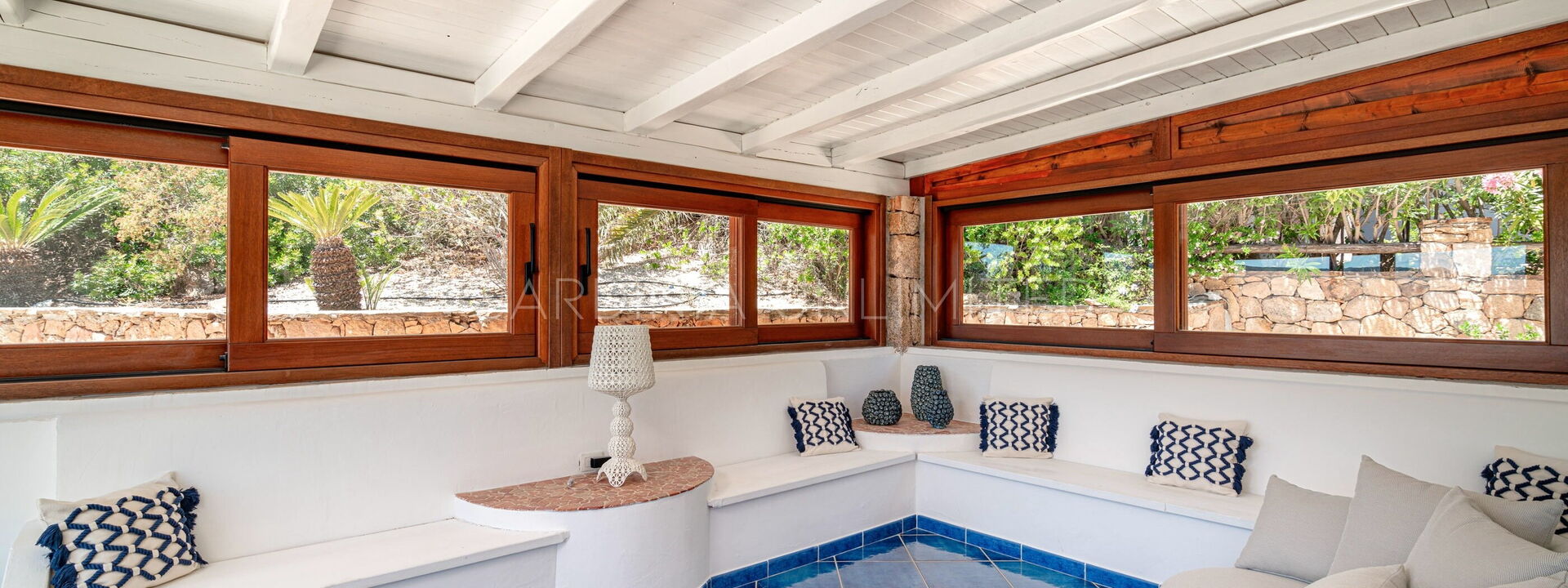 Villa Selene Blu: Woonkamer