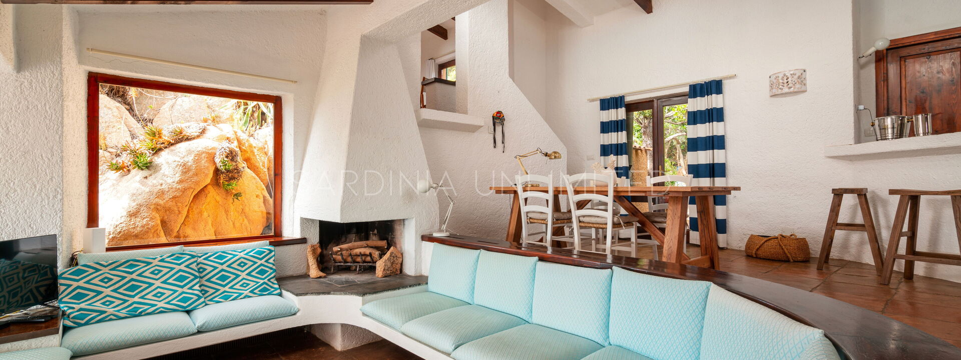 Villa Rocce Incantate: Living Room