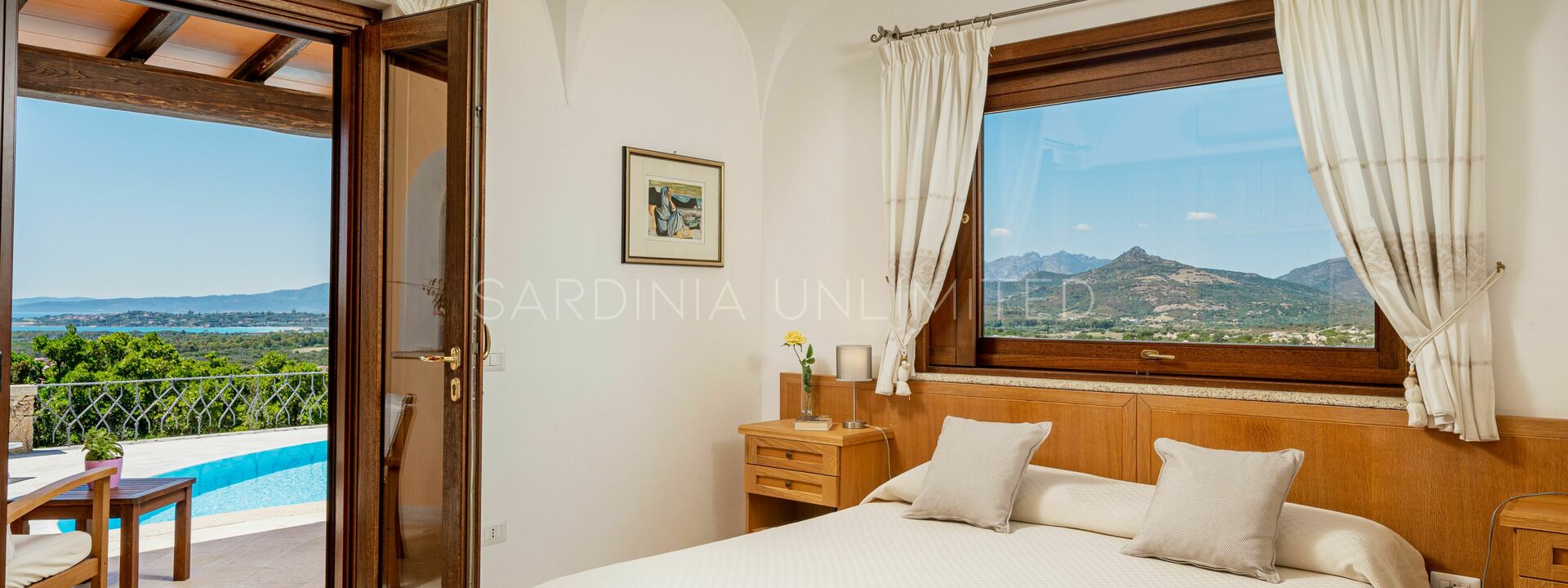 Villa Sa Mola: villa for rent in san teodoro double bedroom