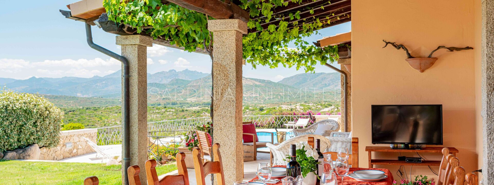 Villa Sa Mola: Balkon / terras / patio, Herfst, Lente, Zomer