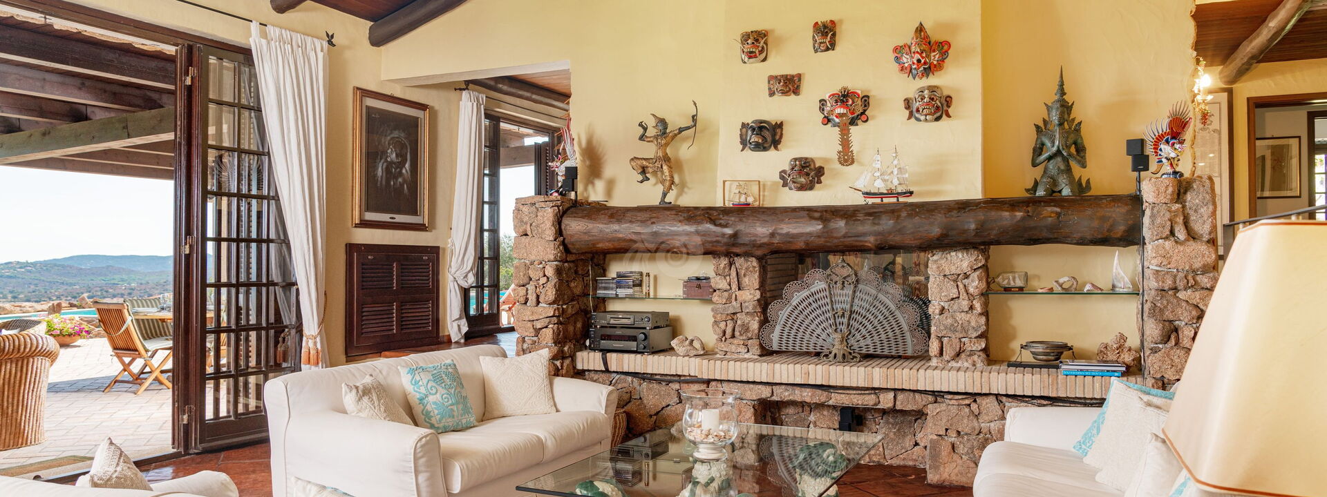 Villa Sogno Indaco: Balkon / Terrasse / Patio, Wohnzimmer