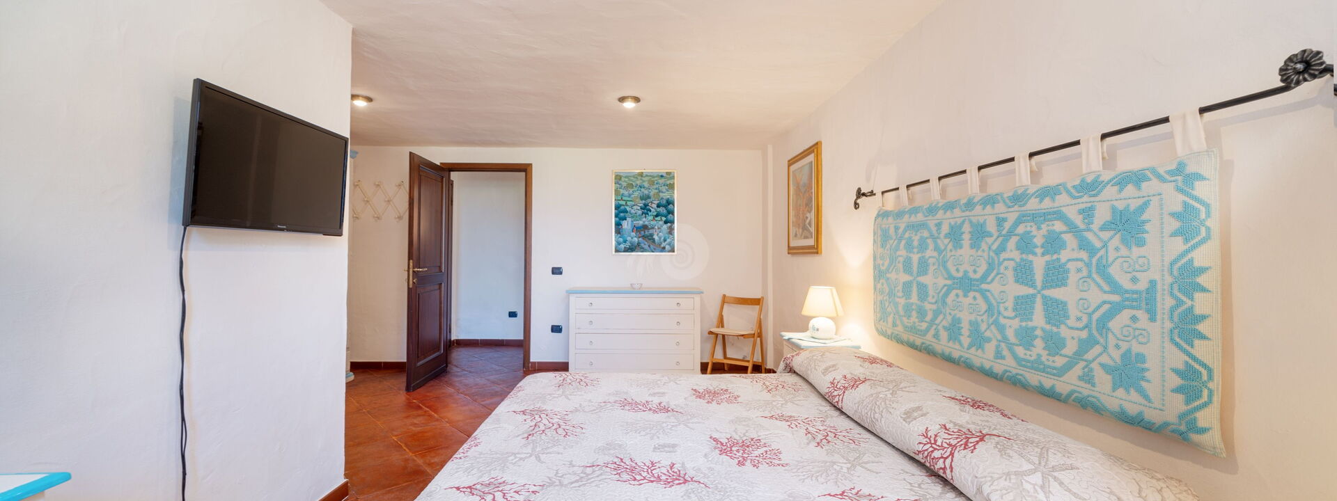Villa Sogno Indaco: Schlafzimmer