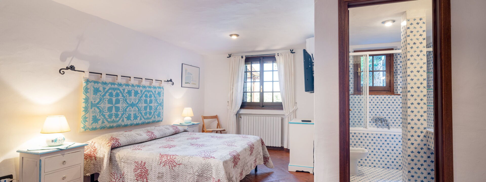 Villa Sogno Indaco: Schlafzimmer