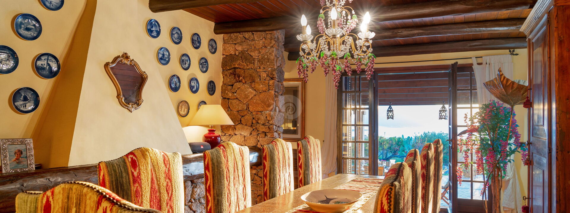 Villa Sogno Indaco: Wohnzimmer