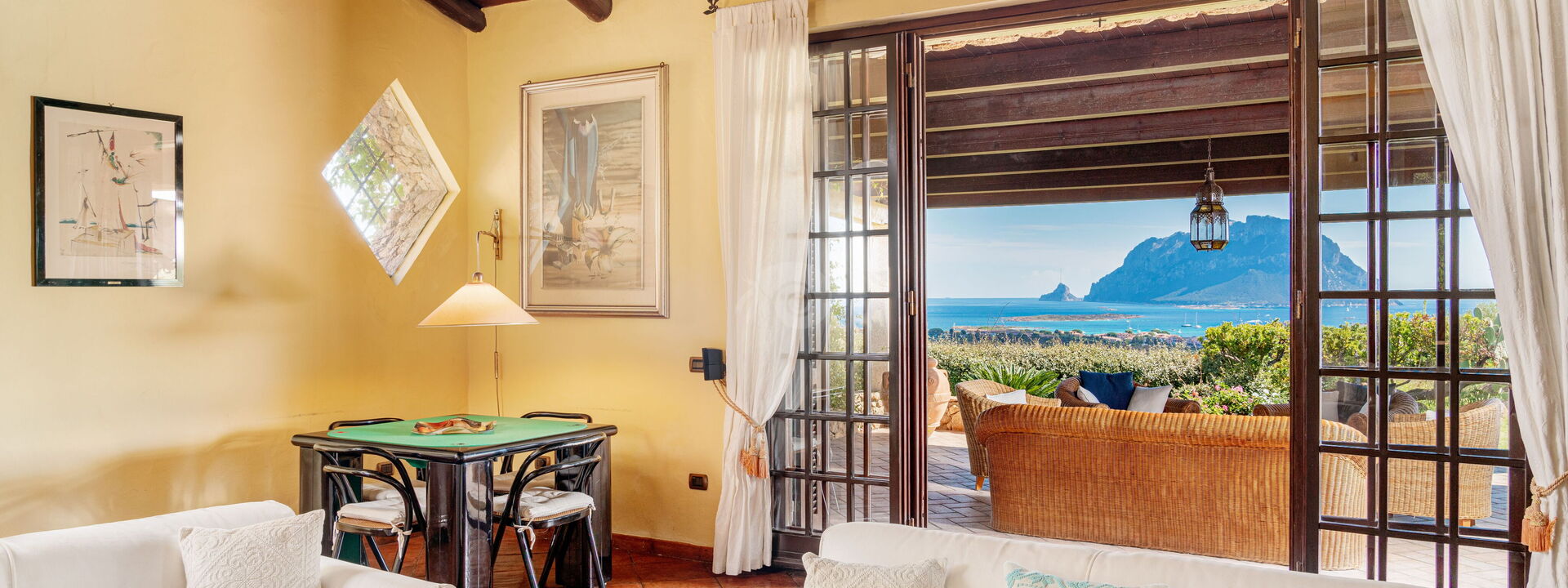 Villa Sogno Indaco: Balkon / Terrasse / Patio, Wohnzimmer