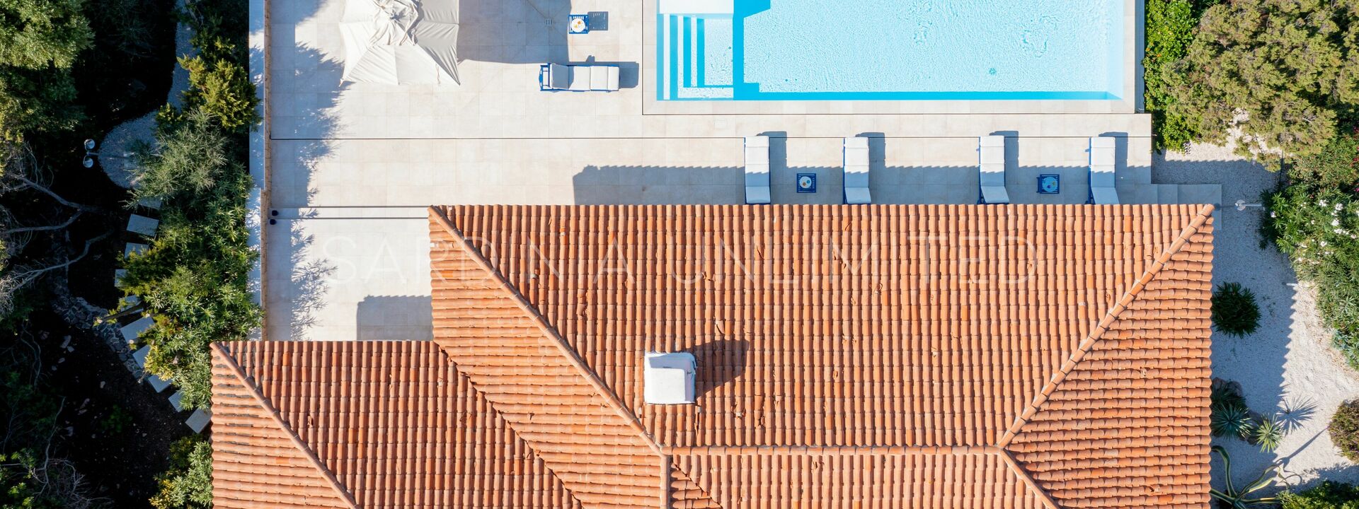 Villa Gloriator: Ansichten, Schwimmbad